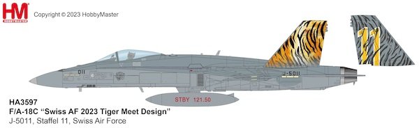 F/A-18C Hornet Swiss Air Force "Swiss AF 2003 Tiger Meet", Staffel 11