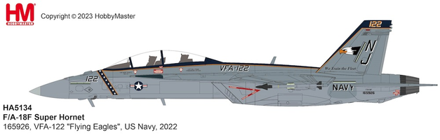 F/A-18F Super Hornet US Navy, 165926, VFA-122 "Flying Eagles", 2022
