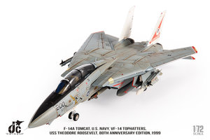 Grumman F14A Tomcat US Navy VF-14 Tophatters 80th Anniversary Edition 1999
