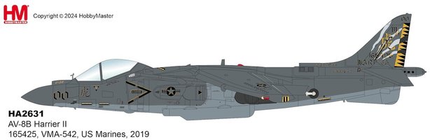 Harrier II AV-8B 165425, US Marines, 2019