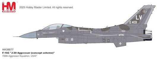 F16-C J-20 Aggressor "706th Aggressor Squadron"