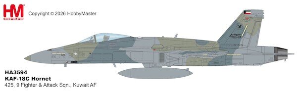 KAF-18C Hornet 425, 9 Fighter & Attack Sqn.