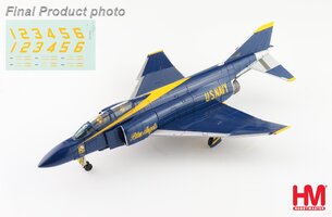 McDonnell Douglas F-4J Phantom II US Blue Angels, 1969 s nálepkou pre lietadlá č.1 až č.6