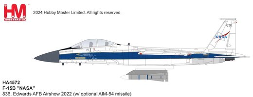 McDonnell Douglas F15B "NASA", Edwards AFB Airshow 2022 