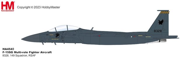 McDonnell Douglas F15G Multi-role Fighter Aircraft , 149 Squadron, RSAF