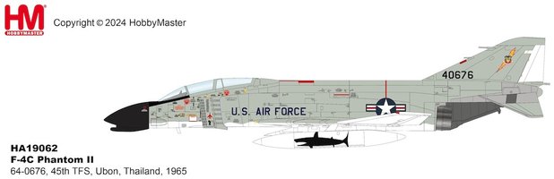 McDonnell Douglas F4C Phantom II USAF, 433rd TFS, 8th TFW, Ubon, Thailand, April 1966