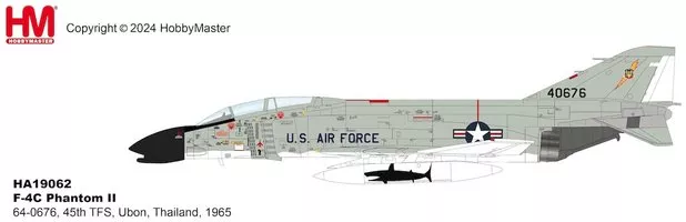 McDonnell Douglas F4C Phantom II USAF, 433rd TFS, 8th TFW, Ubon, Thailand, April 1966