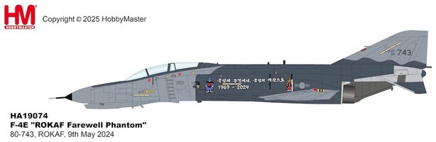 McDonnell Douglas F4E Phantom II "ROKAF Farewell Phantom", ROKAF, 9th May 2024