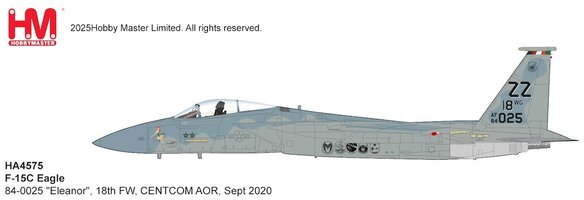F15C "Eleanor", 18th FW, CENTCOM AOR
