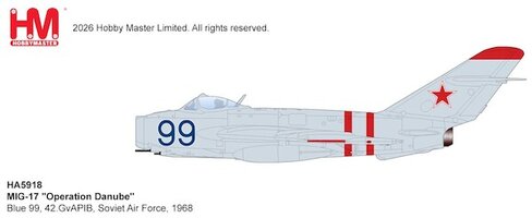 MIG-17 Soviet Air Force "Operation Danube" 