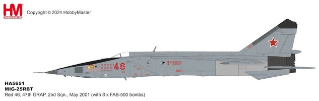 MIG-25RBT Foxbat Russian Air Force