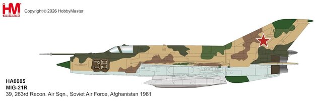 MIG21R 263rd Recon. Air Sqn., Soviet Air Force