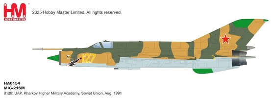 MIG21SM Fishbed 812th UAP, Kharkov Higher Military Academy