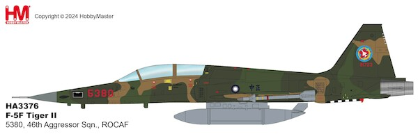 Northrop F-5F Tiger II 5380, 46th Aggressor Sqn., ROCAF