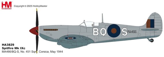 Spitfire Mk.IXc, No. 451 (RAAF) Sqn., Corsica