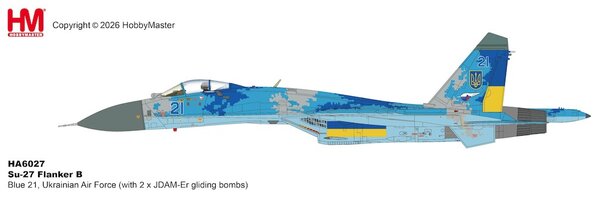 Sukhoi Su27 Flanker B Blue 21, Ukrainian Air Force