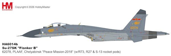 Sukhoi Su27SK Flanker B PLAAF, Chelyabinsk "Peace Mission-2018"