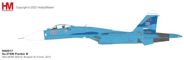 Sukhoi Su27SM Flanker B Red , Russian Air Force, 2013