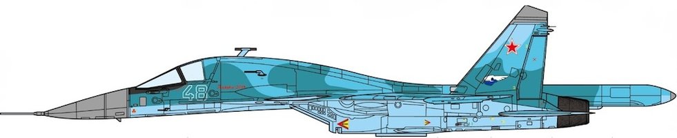 Sukhoi Su34 Fullback Russian Air Force, Ramenskoye, 2011
