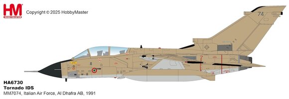 Tornado IDS MM7074, Italian Air Force, Al Dhafra AB, 1991