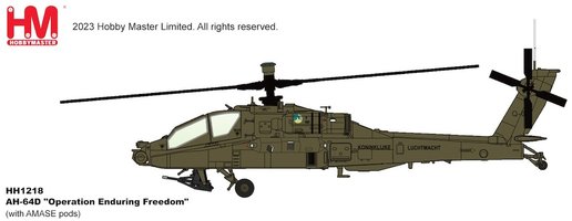 Boeing AH-64D Apache Royal Netherlands Air Force "Operation Enduring Freedom", 2000s