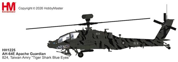Boeing AH-64E Apache Guardian, Taiwan Amry "Tiger Shark Blue Eyes"