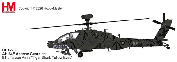 Boeing AH-64E Apache Guardian, Taiwan Amry "Tiger Shark Yellow Eyes"