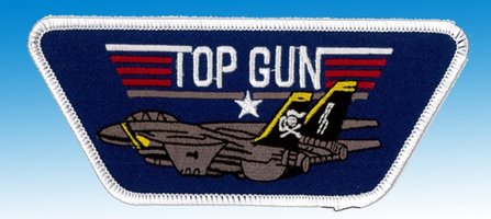 VYŠÍVANÝ ODZNAK Top Gun F-14 Tomcat
