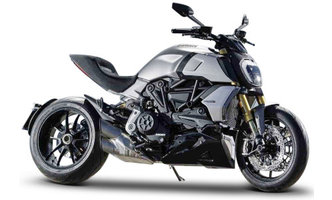 Ducati X Diavel S, bílá/černá, 2013
