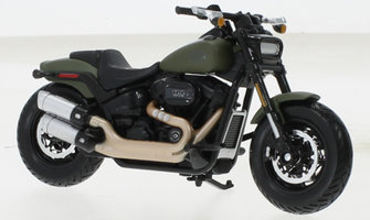 Harley Davidson Fat Bob 114, olivově zelená, 2022