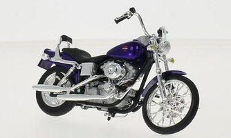 Harley Davidson FXDWG Dyna Wide Glide, Metallic-Dunkelviolett, 2001