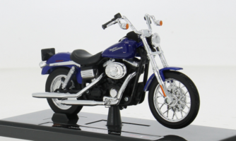 Maisto, Harley Davidson FXDBI Dyna Street Bob, blau, 2006
