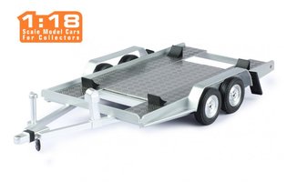 Anhänger car transporter, silver