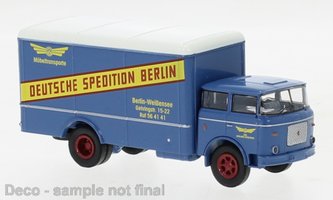 LIAZ 706 box-wagon, VEB German Transport Berlin, 1970