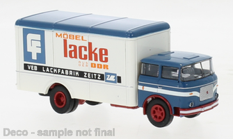 LIAZ 706 box-wagon, VEB Lackfabrik Zeitz, 1970