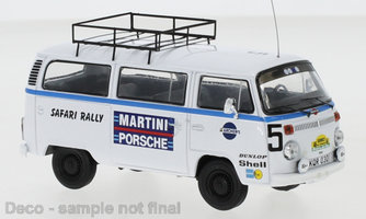 VW T2 Bus, Team Porsche Martini, Martini, Rallye WM, Safari Rallye, 1978 Rallye-Assistenzfahrzeug