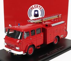 SAVIEM - SM7 mit Doppelkabine, Feuerwehr CAS FPT 1976 - ROT
