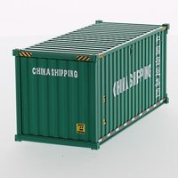 20' Dry Goods Sea Container