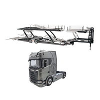 Autoprepravník Scania V8 730S 4x2 & Lohr, sivá