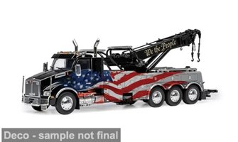 America, Kenworth T880 Wrecker, black