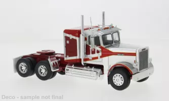 Freightliner FLC 120 64 T, silver/red, 1977