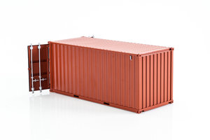 container with a volume of 20 feet - Brown