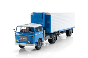 LIAZ 706 MTTN, blue, with trailer