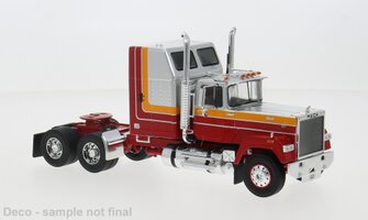 Mack Superliner Magnum, strieborná/rčervená, 1985