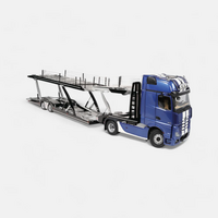 Autoprepravník Mercedes-Benz Actros GigaSpace 4x2 & Lohr, blue metallic