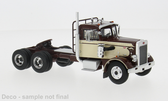Peterbilt 281, dunkelbraun/beige, 1955