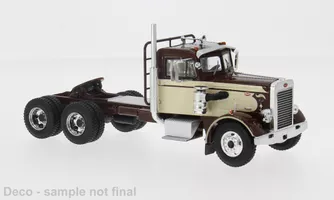 Peterbilt 281, dunkelbraun/beige, 1955