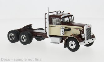 Peterbilt 281, dunkelbraun/beige, 1955