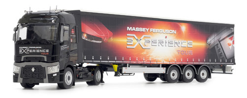 Renault 4x2 + Pacton semitrailer Massey Ferguson Experience Tour design