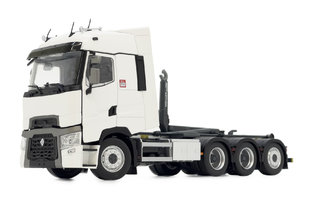 Renault Container carrier with Meiller hook - white